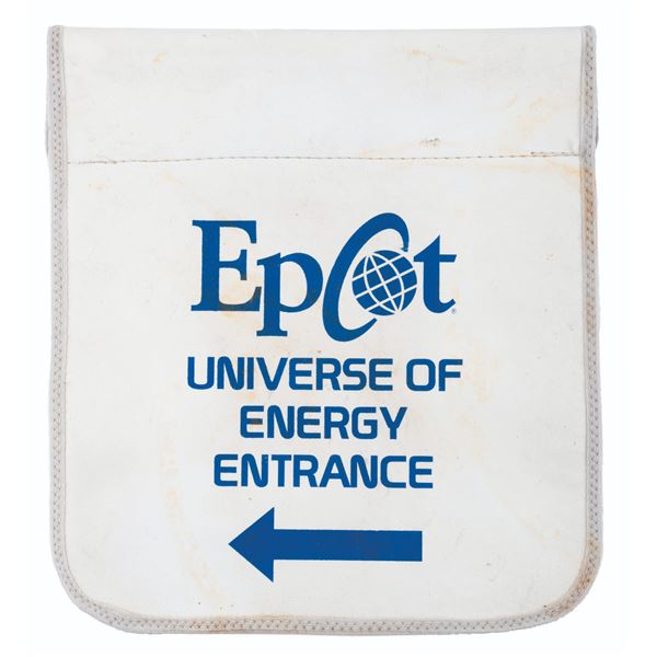 An Epcot Universe of Energy Rope Sign.