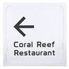 Image 1 : An EPCOT Coral Reef Restaurant Directional Sign.