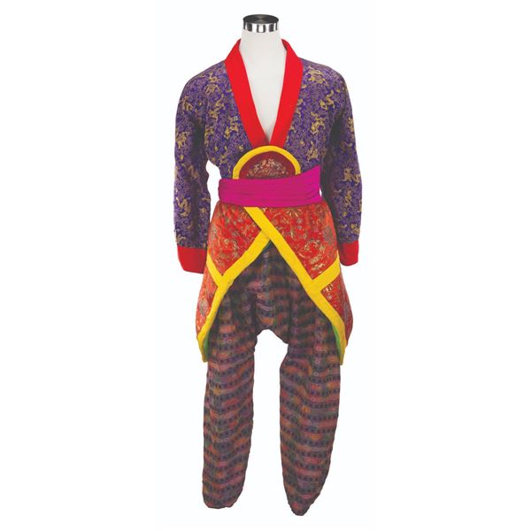 Three Disney-MGM Studios Mulan Parade Costume Pieces.