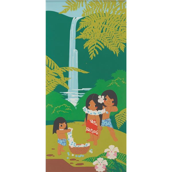 A Mary Blair Polynesian Resort Guest Room Print.