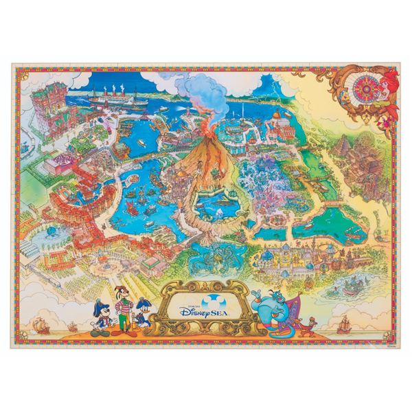 A Tokyo DisneySea Imagineering Map.