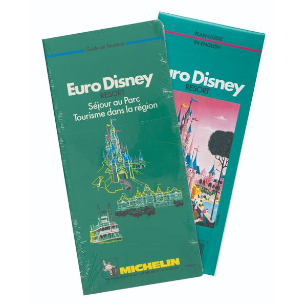 A Pair of Euro Disney Resort Michelin Guides.