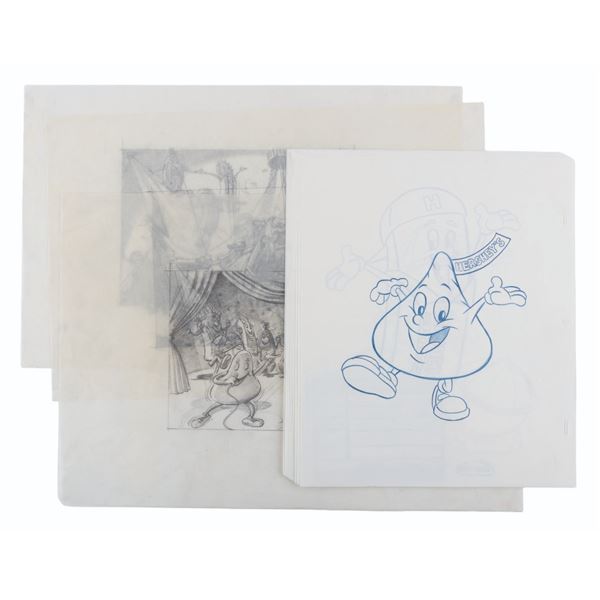 A Hershey's Really Big! 3D Show Concept Art Collection.