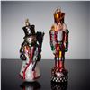 Image 1 : 2pc Mackenzie-Childs Christmas Ornaments, Nutcracker and Snowman