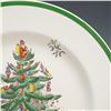 Image 2 : 20pc Spode Christmas Tree Dinnerware Set Includes Plates Cups Saucers