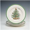 Image 3 : 20pc Spode Christmas Tree Dinnerware Set Includes Plates Cups Saucers