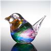 Image 5 : 3pc Hokitika Glass Studio Bird and Penguin Figurines