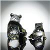 Image 2 : Swarovski Crystal Endangered Wildlife Figurines, Panda Mother and Cub