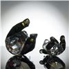 Image 3 : Swarovski Crystal Endangered Wildlife Figurines, Panda Mother and Cub