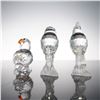 Image 2 : 3pc Swarovski Crystal Figurines- Toucan, Parrot & Parrot w/Colored Beak