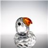 Image 5 : 3pc Swarovski Crystal Figurines- Toucan, Parrot & Parrot w/Colored Beak