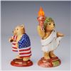 Image 3 : 2pc Halcyon Days Figurines, Olympic Teddy Bears