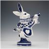 Image 3 : Dedham Pottery Figurine, Alice in Wonderland White Rabbit