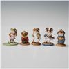 Image 1 : 5pc Wee Forest Folk Miniature Mouse Figurines
