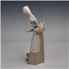 Image 2 : Lladro Porcelain Figurine, Shepherdess with Dog 01001034