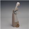 Image 3 : Lladro Porcelain Figurine, Shepherdess with Dog 01001034