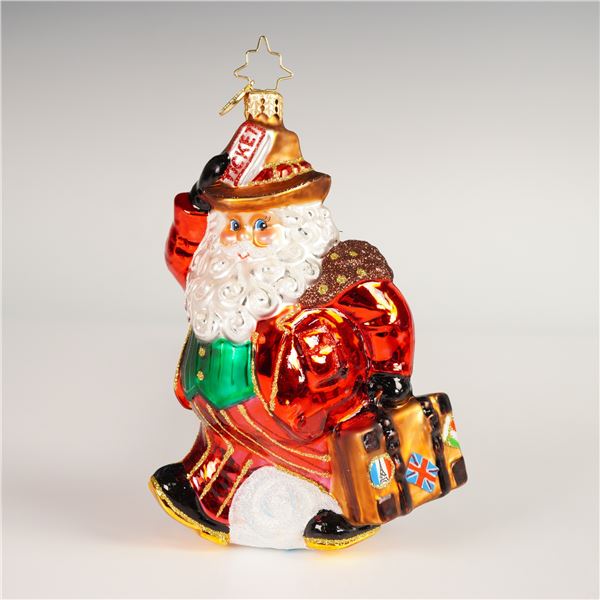 Christopher Radko Christmas Ornament, Going On Holiday