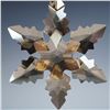 Image 5 : 2pc Swarovski Crystal Christmas Snowflake Ornaments