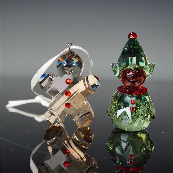 2pc Swarovski Crystal Ornament and Figurine Collection