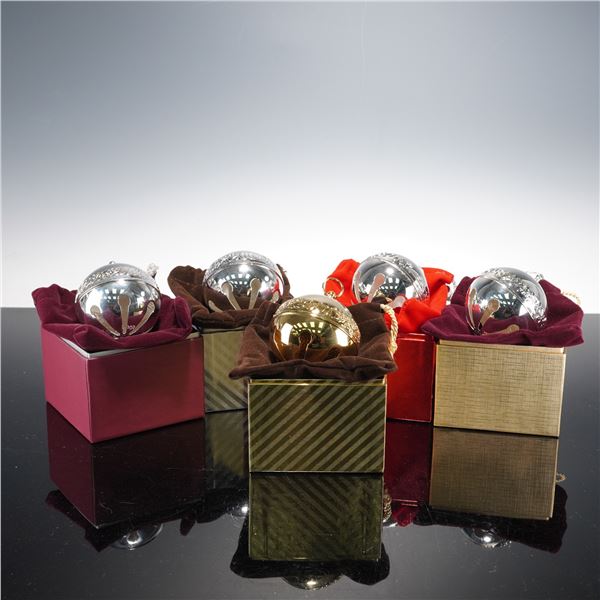 5pc Wallace Silversmith Sleigh Bells