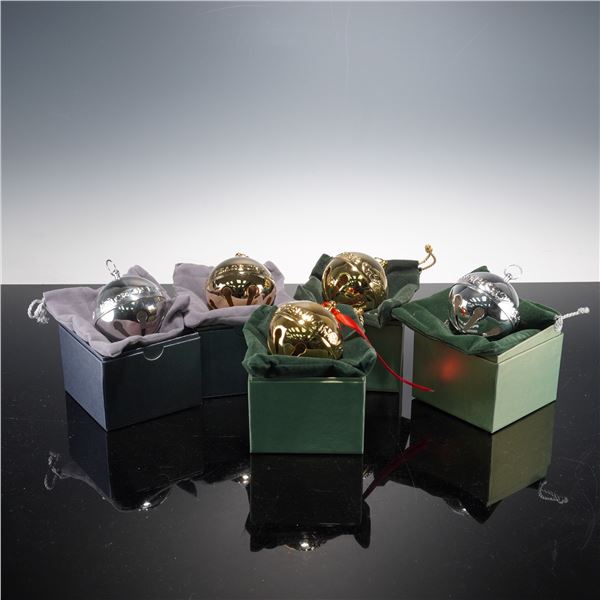 Wallace Silversmiths Gold-Plated & Silver-Plated Ornaments, Annual Bell