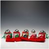 Image 1 : 5pc Wallace Silversmiths Annual Christmas Bell Tree Ornaments