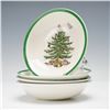 Image 5 : 13pc Spode Porcelain Christmas Tree Plates & Bowls