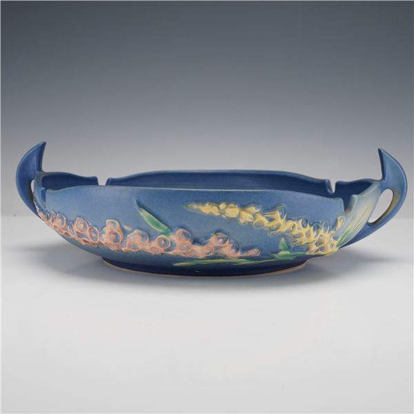 Roseville Pottery Blue Bowl, Foxglove
