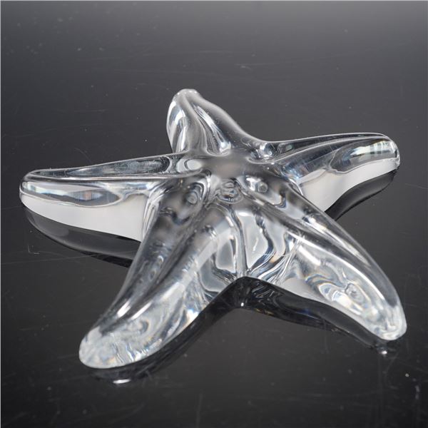 Baccarat Crystal Starfish Paperweight