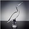 Image 2 : Marcolin Ronneby Glass Sculpture, Heron, Signed