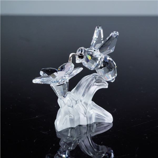 Swarovski Figurine 166184 Hummingbird with Flower