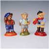 Image 1 : 3pc Halcyon Days Teddy Bears Figurines, Scout, Director and Blue Beret