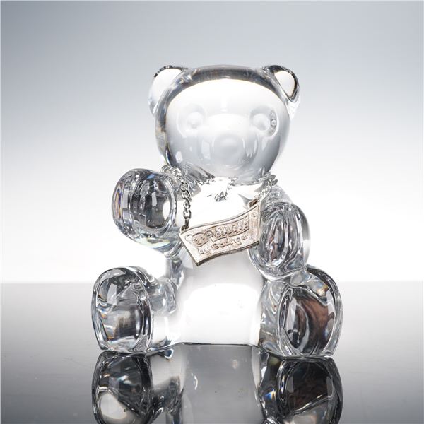Steiff by Godinger Crystal Paperweight, Teddy Bear