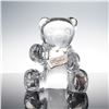 Image 1 : Steiff by Godinger Crystal Paperweight, Teddy Bear
