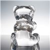 Image 2 : Steiff by Godinger Crystal Paperweight, Teddy Bear