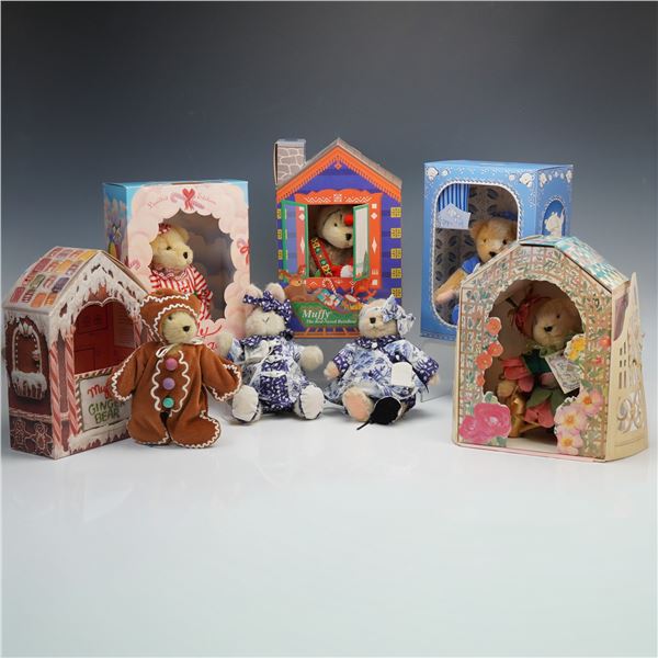 7pc Muffy Vanderbear Collectible Bears from North American Bear Co. Inc.