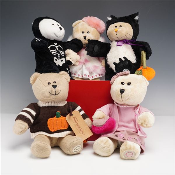 5pc Starbucks Coffee Co. Bearista Bear Plush Collection