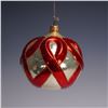 Image 1 : AmFAR Red Ribbons Glass Ornament with Box 1998
