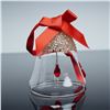 Image 1 : Swarovski Crystal Ornament, Bell Golden Shadow Small