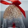 Image 2 : Swarovski Crystal Ornament, Bell Golden Shadow Small