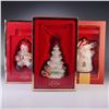 Image 4 : 3pc Lenox Tree Ornaments, Christmas Tree, Raggedy Ann, & Believe Santa