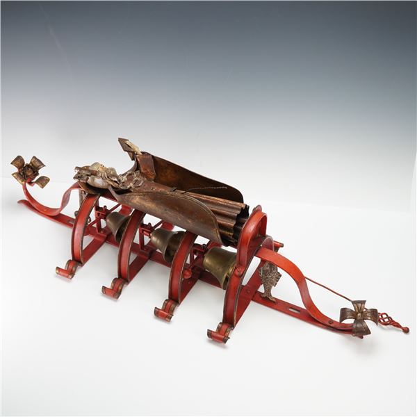 St. Peter Religious Metal Wall Hanging with Chiming Bells