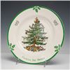 Image 2 : 4pc Spode Christmas Tree Plate, Mug and Candle Holders