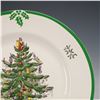Image 3 : 4pc Spode Christmas Tree Plate, Mug and Candle Holders