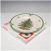 Image 5 : 4pc Spode Christmas Tree Plate, Mug and Candle Holders