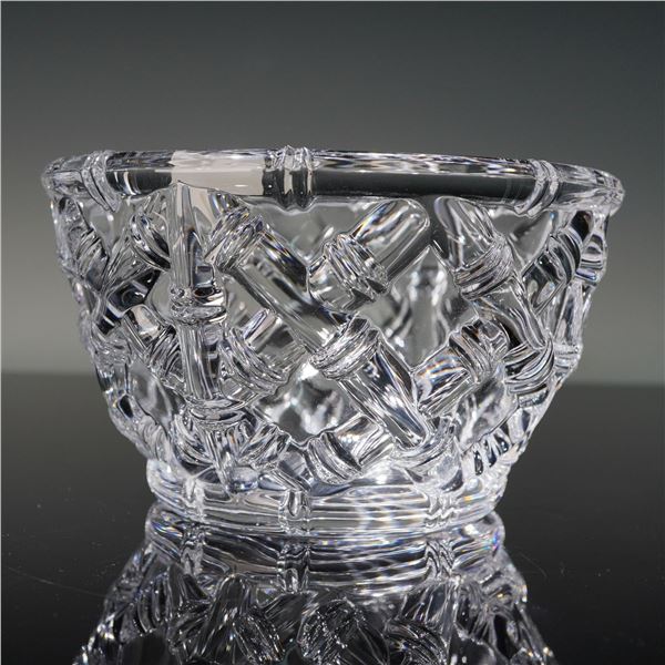 Tiffany & Co. Crystal Round Bowl, Bamboo