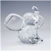 Image 4 : 3pc Glass Animal Figurines and Bowl