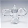 Image 5 : 3pc Glass Animal Figurines and Bowl