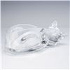 Image 6 : 3pc Glass Animal Figurines and Bowl