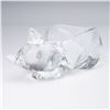 Image 7 : 3pc Glass Animal Figurines and Bowl
